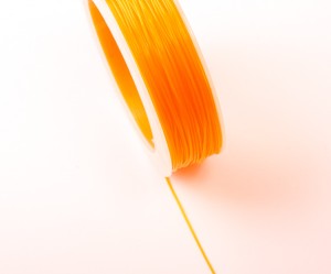 Fir elastic portocaliu 8 mm, 5 metri
